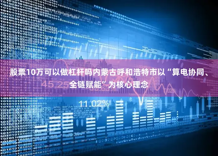 股票10万可以做杠杆吗内蒙古呼和浩特市以“算电协同、全链赋能”为核心理念